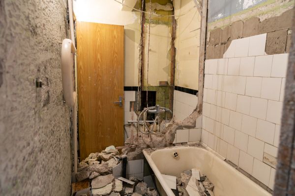 Shower Tile Demolition in Brooklyn